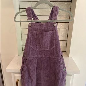 Overalls || Purple Corduroy Jumper